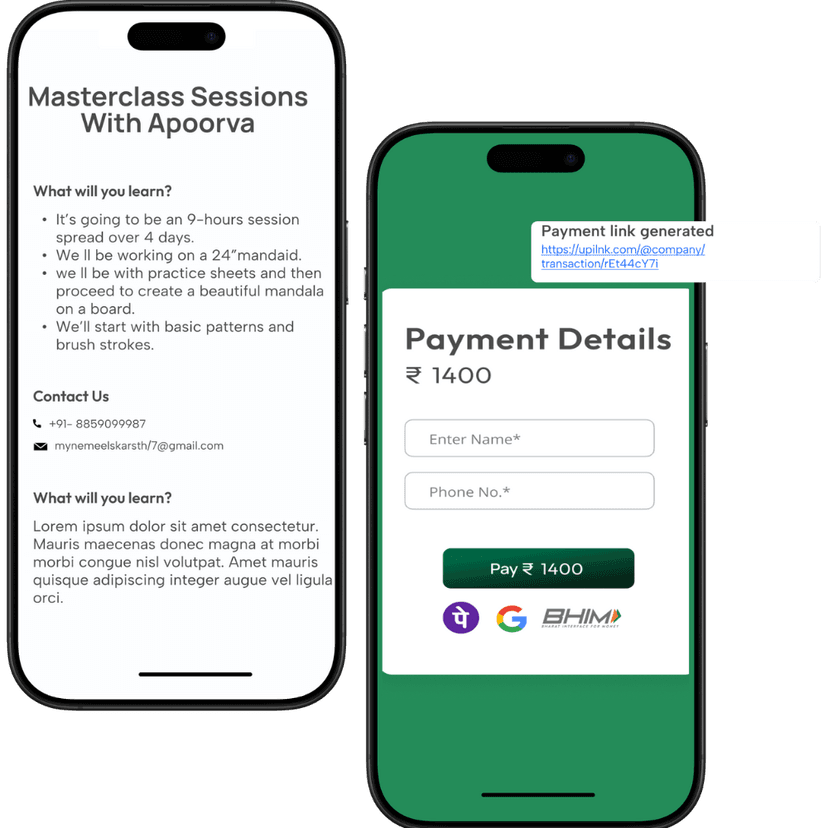 Payment Pages