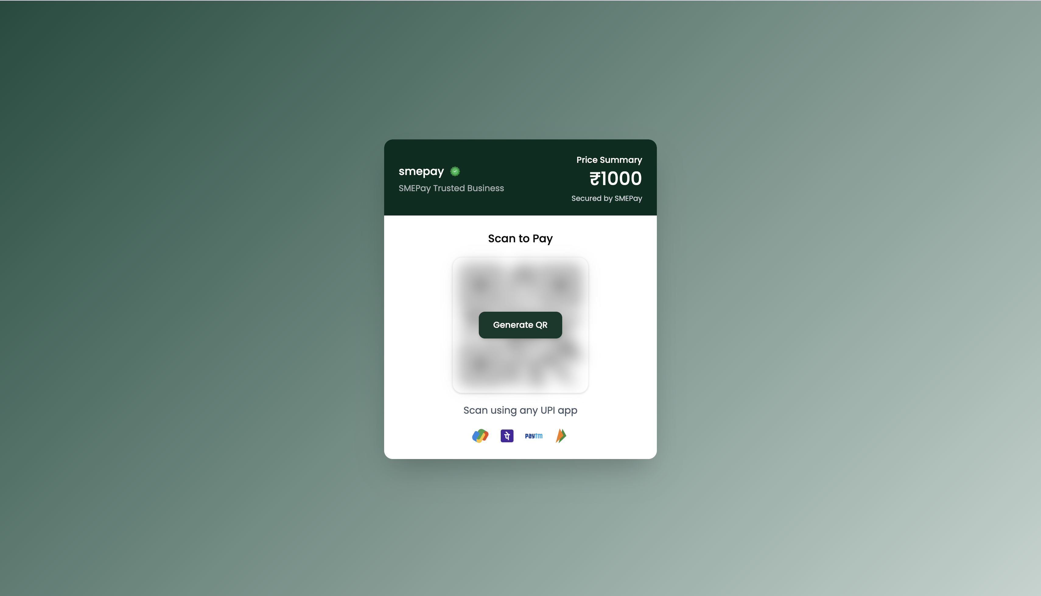 Generate QR Code